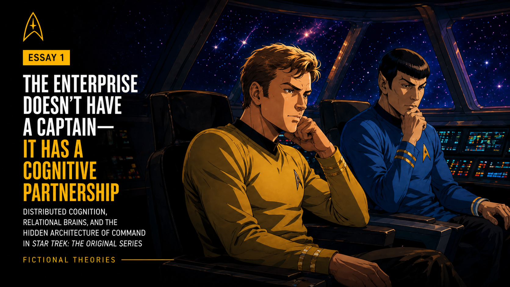 Cover art for the essay The Enterprise Doesn’t Have a Captain—It Has a Cognitive Partnership